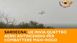 #Sardegna: #UE invia quattro #aerei antincendio per combattere maxi-rogo