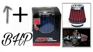 Hp performance air filter on honda activa 3g and review about it