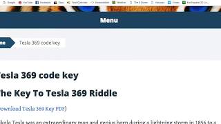 Nikola Tesla & 369