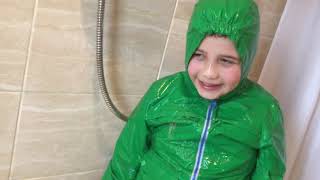 taking a shower with my clothes on