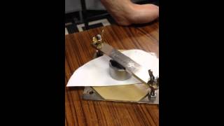 teste absortion d'eau d'une feuille.