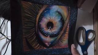 Ojo Arcoiris  con- Prismacolors