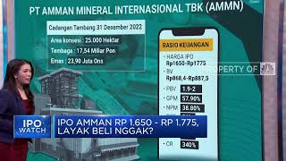 Harga IPO Amman Mineral Rp1.650—Rp1.775, Layak Beli?
