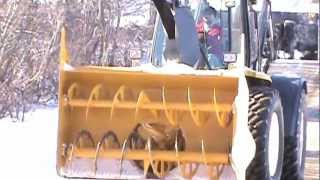 New Holland TV6070 with Beaulieu snowblower