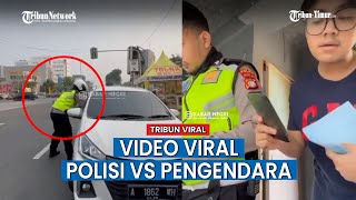 Polisi Arogan! Teriak teriak Sambil Rampas Kunci Mobil Pengendara, Padahal Surat Lengkap