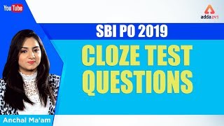 SBI PO 2019 | Cloze Test Questions | SBI 2019