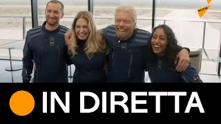 Virgin Galactic manda il miliardario Richard Branson nello spazio