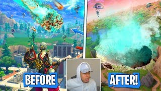 NEW "Carnage Crater" after "Tilted Towers" is Destroyed by METEOR! (RIP 2018-2018)