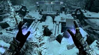 TES 5: Skyrim - Ворожея vs Довакин мега баттл!!!