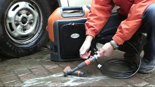 Nomad 18 V with Garden Hose Adapter with Flow Control Valve
