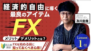 【1-1】"FX"こそがあなたを『経済的自由』へ導く最良のアイテムです。