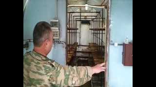 Обработка грибного цеха серной шашкой (disinfection of premises mushroom)