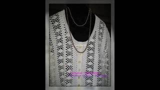 Вязаный жакет крючком ручной работы "Городской шик", большой размер, Knitted jacket crochet handmade