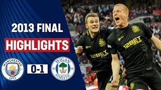 WIGAN Win the FA Cup in 88th Minute!! | Wigan Athletic 1-0 Manchester City FA Cup Final 2013