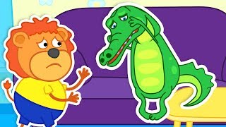 Lion Family Mysterious Egg Cartoon For Kids