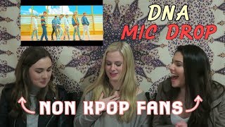 NON KPOP FANS REACT TO BTS- DNA, MIC DROP