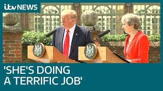 Donald Trump apologises to PM after explosive newspaper interview | ITV News