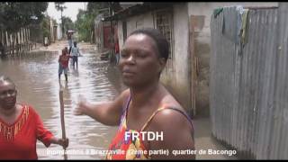 Inondation à Brazzaville quartier Bacongo