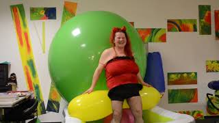 Cattex´´55&BigYELLOWballoonPLAYINGnonpop