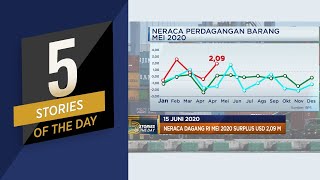 Neraca Dagang RI Mei 2020 Surplus USD 2,09 M, hingga Harga Minyak Dunia Tertekan Corona