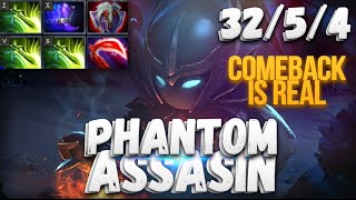 Comeback is REAL! | ТРИ БАБОЧКИ НА ФАНТОМКЕ | Dota 2 Phantom Assasin 6.87