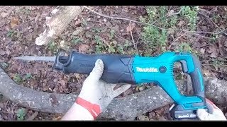 Second Nature  - 18v Makita Reciprocating Saw Footage and Review   XRJ04