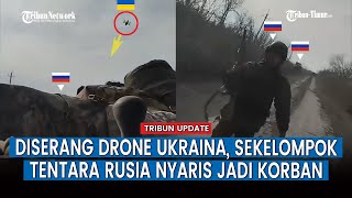 FULL, Drone FPV Ukraina Nyaris Hancurkan Kendaraan Militer Desertcross 1000-3 Rusia