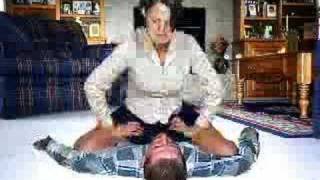 me sitting on my boy friend