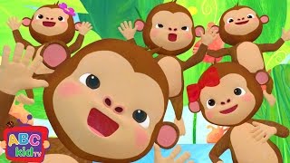 Five Little Monkeys Jumping on the Bed | CoCoMelon Nursery Rhymes & Kids Songs