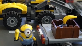 LEGO Minions Banana Chase (stop motion)