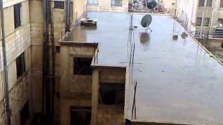 heavy snow and hail in irbid (jordan)