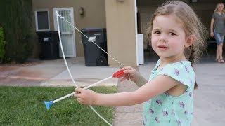 SHE'S A PRO WITH THIS BOW AND ARROW