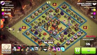 Clash Of Clans | FULLY MAX TH10 | 3 STAR GOLAVALOON ATTACK | ClashWithHector