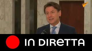 Conferenza stampa del primo ministro Giuseppe Conte a Beirut