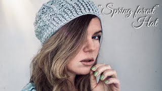 ВЯЖЕМ ШАПОЧКУ СПИЦАМИ "SPRING FOREST" ? / Exclusive HAT / Knitting