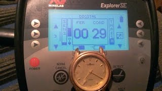 Коп в парке с Minelab Explorer SE Metal detecting in park