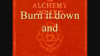 Thrice - The Arsonist (lyrics)