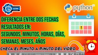 ️ + Diferencia dos fechas | Resultado en segundos, minutos, horas, días, semanas, meses y años