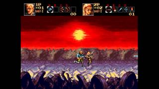 [Кооп с Хикари] Contra hard corps - Secret ending