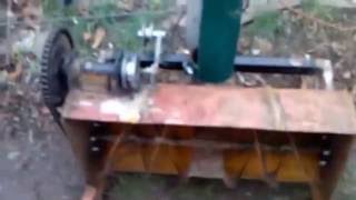 Самодельный Снегоуборщик( Homemade snowblower!)