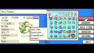 NDS - Pokemon Soul Silver - National Pokedex Complete - All 493 Pokemon in PC + Spare Legendaries