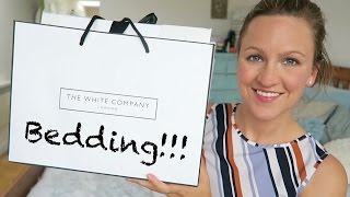 THE WHITE COMPANY BEDDING HAUL | Santorini