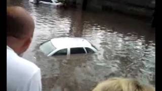 Потоп в Киеве на Шутова 2011-07-06