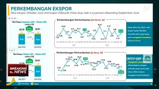 Neraca Dagang RI Surplus 30 Bulan Beruntun, Di Oktober 2022 Surplus USD 5,6 M
