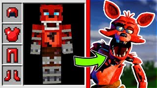 АНИМАТРОНИК МУТАНТ ПРОТИВ ИГРОК ФНАФ В МАЙНКРАФТ! БРОНЯ ИЗ МОНСТРОВ В MINECRAFT MOB ARMOR