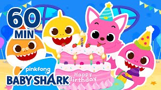 Baby Shark Celebrates Pinkfong's Birthday! | +Compilation | Baby Shark Doo Doo 
