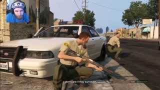 ROBBING A BANK! Epic Mission GTA 5 Lets Play Part 27 (GTA V Walk Through)