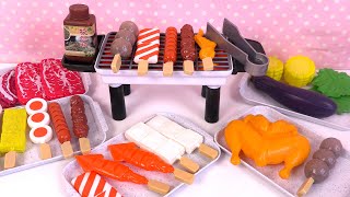 Barbecue Jouet Grillades Brochettes Jeu d’Imitation