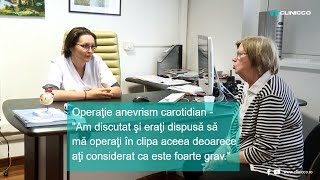 Testimonial Eugenia - operatie de excludere anevrism carotidian cu dr Ciobanu Emanuela