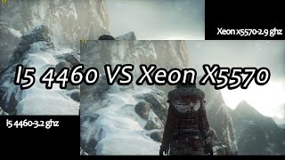 i5 4460 vs xeon x5570 in games